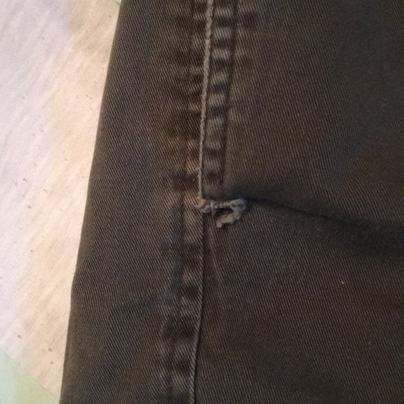 3/$30. Claiborne army green cotton shorts - Picture 4 of 4